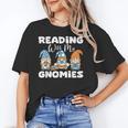 Reading With My Gnomies Gnomes Books Lover Bookworm Unisex T-Shirt Reading With My Gnomies Gnomes Books Lover Bookworm Unisex T-Shirt