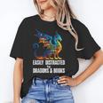 Reading Lover Easily Distracted By Dragons And Books Dragon Unisex T-Shirt Reading Lover Easily Distracted By Dragons And Books Dragon Unisex T-Shirt