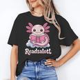 Readsalotl Axolotl Reading Cute Book Lover Bookworm Unisex T-Shirt Readsalotl Axolotl Reading Cute Book Lover Bookworm Unisex T-Shirt