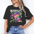 Readsolotl Cute Axolotl Book Lover Reading Women Girls Unisex T-Shirt Readsolotl Cute Axolotl Book Lover Reading Women Girls Unisex T-Shirt