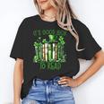 Retro Book Lucky Reading Teacher St Patrick's Day -Adults Small Cotton Blend Polyester Blend Short Sleeve Unisex T-Shirt Retro Book Lucky Reading Teacher St Patrick's Day -Adults Small Cotton Blend Polyester Blend Short Sleeve Unisex T-Shirt