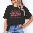 Retro Grow In Grace Wildflower Book Christian Bible Verse Unisex T-Shirt Retro Grow In Grace Wildflower Book Christian Bible Verse Unisex T-Shirt