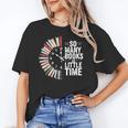 Retro So Many Books Little Time Book Clock Reading Unisex T-Shirt