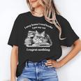 Retro I Stay Home I Read Books I Pet My Cat I Regret Nothing Unisex T-Shirt Retro I Stay Home I Read Books I Pet My Cat I Regret Nothing Unisex T-Shirt