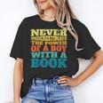 Retro Never Underestimate The Power Of a Boy With a Book Unisex T-Shirt