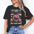 School Secretary Read Books And Know Things Flowers Flamingo Unisex T-Shirt