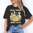 Silly-Goose Book Club Goose And Book Lovers Unisex T-Shirt Silly-Goose Book Club Goose And Book Lovers Unisex T-Shirt
