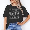 Skeleton Read Banned Books Gain Forbidden Knowledge Unisex T-Shirt