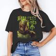 Star Wars The Book Of Boba Fett Neon Boba Fett Lives Poster Unisex T-Shirt