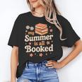 My Summer Is All Booked Book Lover Reading Vacation 2025 Unisex T-Shirt