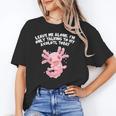 Im Only Talking To My Axolotl Today Salamander Introvert Unisex T-Shirt Im Only Talking To My Axolotl Today Salamander Introvert Unisex T-Shirt