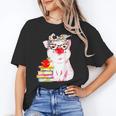 Teacher Pig Cute Farm Animal Book Lover School Student For Men Women Kids Unisex T-Shirt