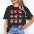 Teacher Valentines Day Reading Book Lover Bookworm Library Unisex T-Shirt