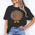 History Month Afro Women Girls Book Lover Librarian Unisex T-Shirt