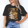 History Month I Teach Melanin Book Black Teacher Unisex T-Shirt