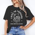 Trigger Warning Dark Romance Reader Bookish No Triggers Book Unisex T-Shirt