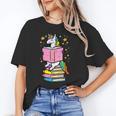 Unicorn Read Reading Book Librarian America Girls Women Unisex T-Shirt Unicorn Read Reading Book Librarian America Girls Women Unisex T-Shirt