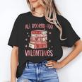 Valentines All Booked For Valentines Book Lovers Teacher Kid Unisex T-Shirt