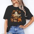 Vintage Ghost Book Reading Pumpkin Gothic Halloween Teachers Unisex T-Shirt Vintage Ghost Book Reading Pumpkin Gothic Halloween Teachers Unisex T-Shirt