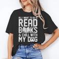 All I Want To Do Is Read Books Reading Dog Lovers Unisex T-Shirt All I Want To Do Is Read Books Reading Dog Lovers Unisex T-Shirt