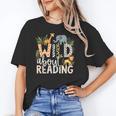Wild About Reading Animals And Book Lovers Unisex T-Shirt Wild About Reading Animals And Book Lovers Unisex T-Shirt