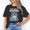 Wild About Reading Book Lover Hippo Unisex T-Shirt