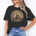 Wild About Reading Books Reader Lover Bookworm Librarian Unisex T-Shirt