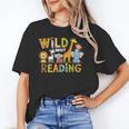Wild About Reading Kid Love Wild Animal Books Back To School Unisex T-Shirt