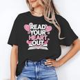 Women Read Your Heart Out Valentine's Day Teacher Book Unisex T-Shirt