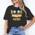 Women's Adorable Book Nerd Typography Minimalist Library Lover Unisex T-Shirt