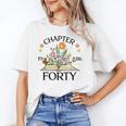 1986 Chapter Forty 40th Birthday Wildflower Book Unisex T-Shirt