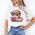Adorable Book Lover Rattlesnake With Reading Glasses Cute Unisex T-Shirt Adorable Book Lover Rattlesnake With Reading Glasses Cute Unisex T-Shirt