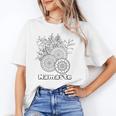 Adult Coloring Book Namaste Yoga Flowers Unisex T-Shirt Adult Coloring Book Namaste Yoga Flowers Unisex T-Shirt