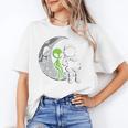 Astronaut Reading Book To Alien Moon Space Women Kids Men Premium Tri-Blend Unisex T-Shirt Astronaut Reading Book To Alien Moon Space Women Kids Men Premium Tri-Blend Unisex T-Shirt