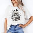 Boo Skeleton Skull Books Halloween Women School Teacher Kid Premium Unisex T-Shirt Boo Skeleton Skull Books Halloween Women School Teacher Kid Premium Unisex T-Shirt