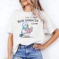 This Is My Book Character Costume I Pigeon Reading Tee Unisex T-Shirt