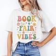 Book Fair Vibes Groovy Retro School Reading Nostalgic Unisex T-Shirt Book Fair Vibes Groovy Retro School Reading Nostalgic Unisex T-Shirt