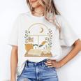 Book Lover Moonlight Reading Scene Night Unisex T-Shirt