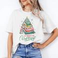All Booked For Christmas Book Xmas Tree Lights Reading Girly Unisex T-Shirt