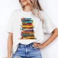 Books Painting Colorful Art Abstract Graphic Books Unisex T-Shirt Books Painting Colorful Art Abstract Graphic Books Unisex T-Shirt