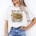 Books Are My Therapy Vintage Book Lover Daisy Art Unisex T-Shirt Books Are My Therapy Vintage Book Lover Daisy Art Unisex T-Shirt