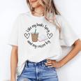 I Like My Books Spicy And My Coffee Icy Books Booktok Unisex T-Shirt I Like My Books Spicy And My Coffee Icy Books Booktok Unisex T-Shirt
