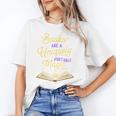 Books Are A Uniquely Portable Magic Reading Bookworm Unisex T-Shirt Books Are A Uniquely Portable Magic Reading Bookworm Unisex T-Shirt