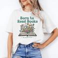 Born To Read Books Forced To Read Emails Book Lover Unisex T-Shirt