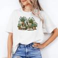 Botanical Garden Plants With Books Unisex T-Shirt Botanical Garden Plants With Books Unisex T-Shirt