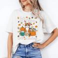 Cat Fall In Love With Reading Book Lover Autumn Unisex T-Shirt