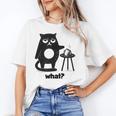 Cat What Humor Introvert Anti-Social Unisex T-Shirt Cat What Humor Introvert Anti-Social Unisex T-Shirt