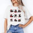 Cat Reading Books Lover Christmas Cat Lover Xmas Unisex T-Shirt Cat Reading Books Lover Christmas Cat Lover Xmas Unisex T-Shirt