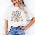 Chapter 10 Years Old 10th Birthday Wildflower Book Lover Unisex T-Shirt Chapter 10 Years Old 10th Birthday Wildflower Book Lover Unisex T-Shirt