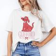 Clifford The Big Red Dog Pink Text With Bow Illustrated Book Unisex T-Shirt Clifford The Big Red Dog Pink Text With Bow Illustrated Book Unisex T-Shirt